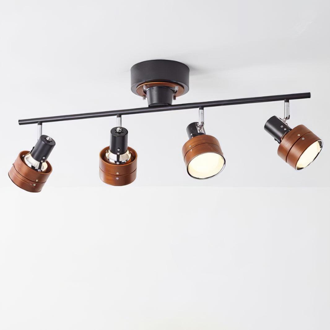Elsorila Eleganz Verstellbar Spot Holz Deckenleuchte-Letslighting