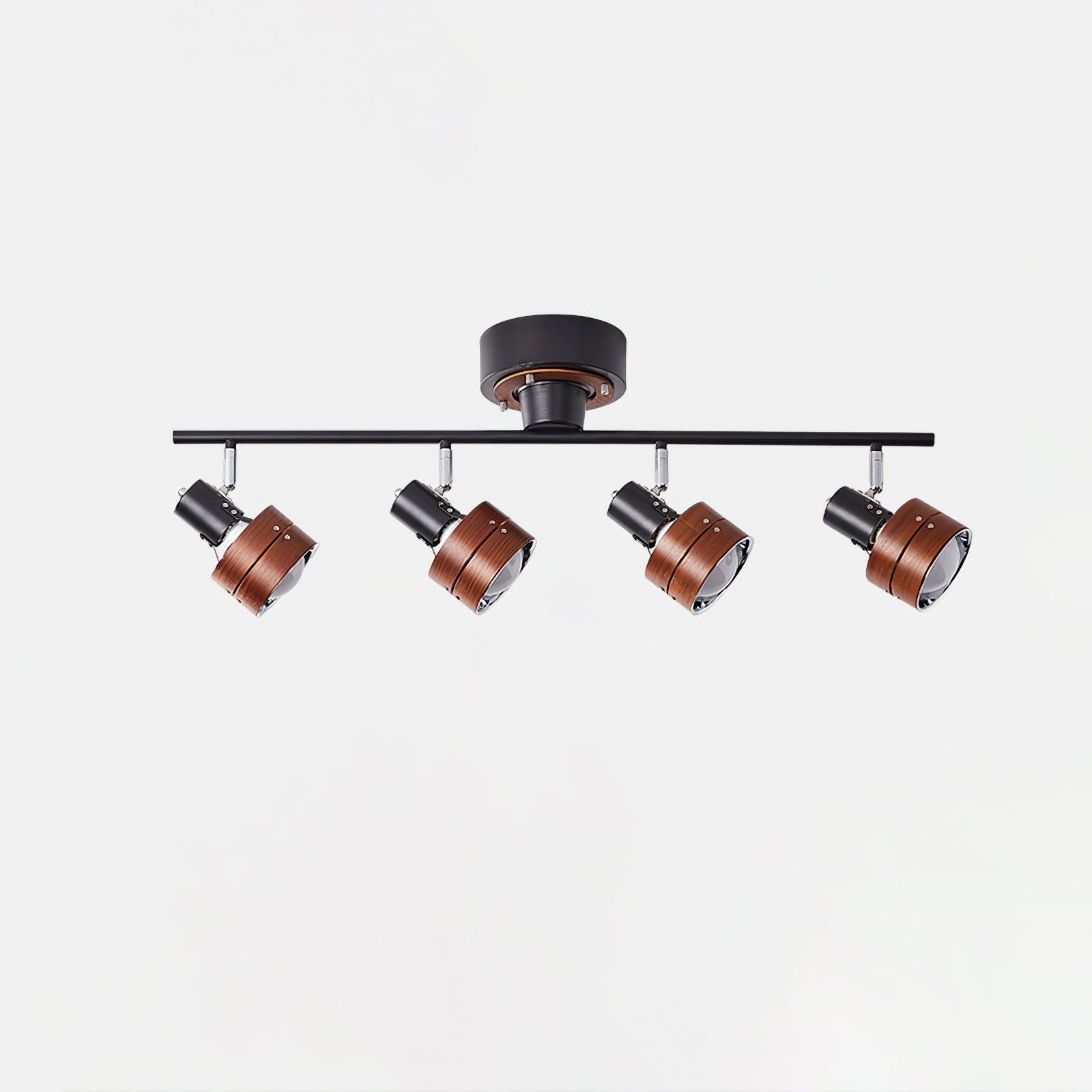 Elsorila Eleganz Verstellbar Spot Holz Deckenleuchte-Letslighting