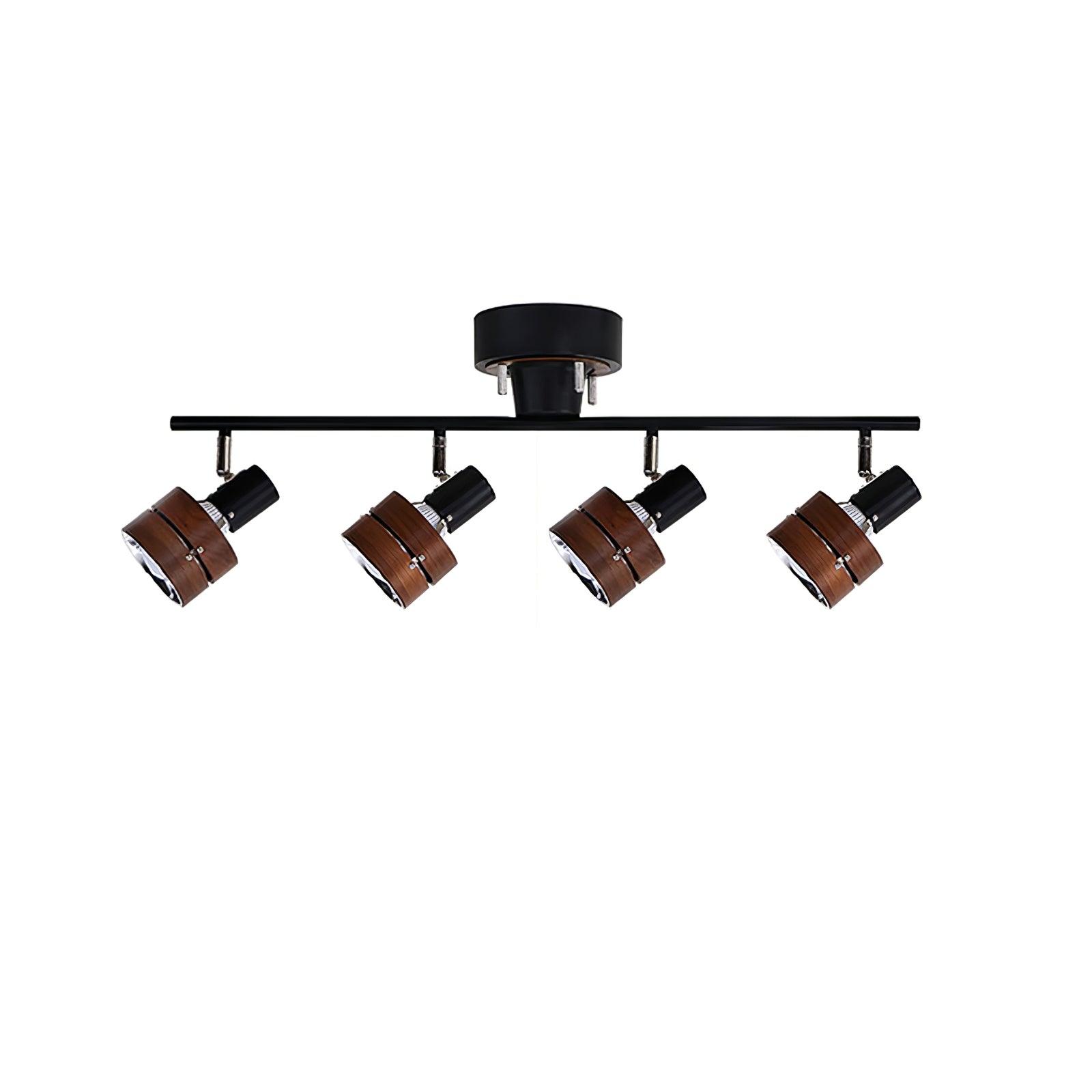 Elsorila Eleganz Verstellbar Spot Holz Deckenleuchte-Letslighting