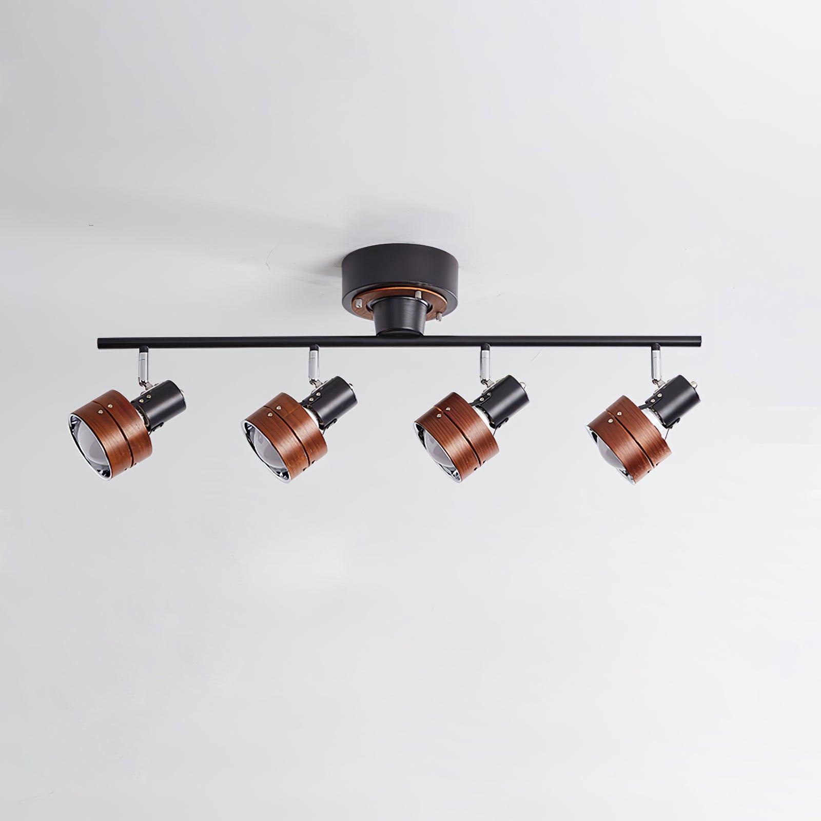 Elsorila Eleganz Verstellbar Spot Holz Deckenleuchte-Letslighting