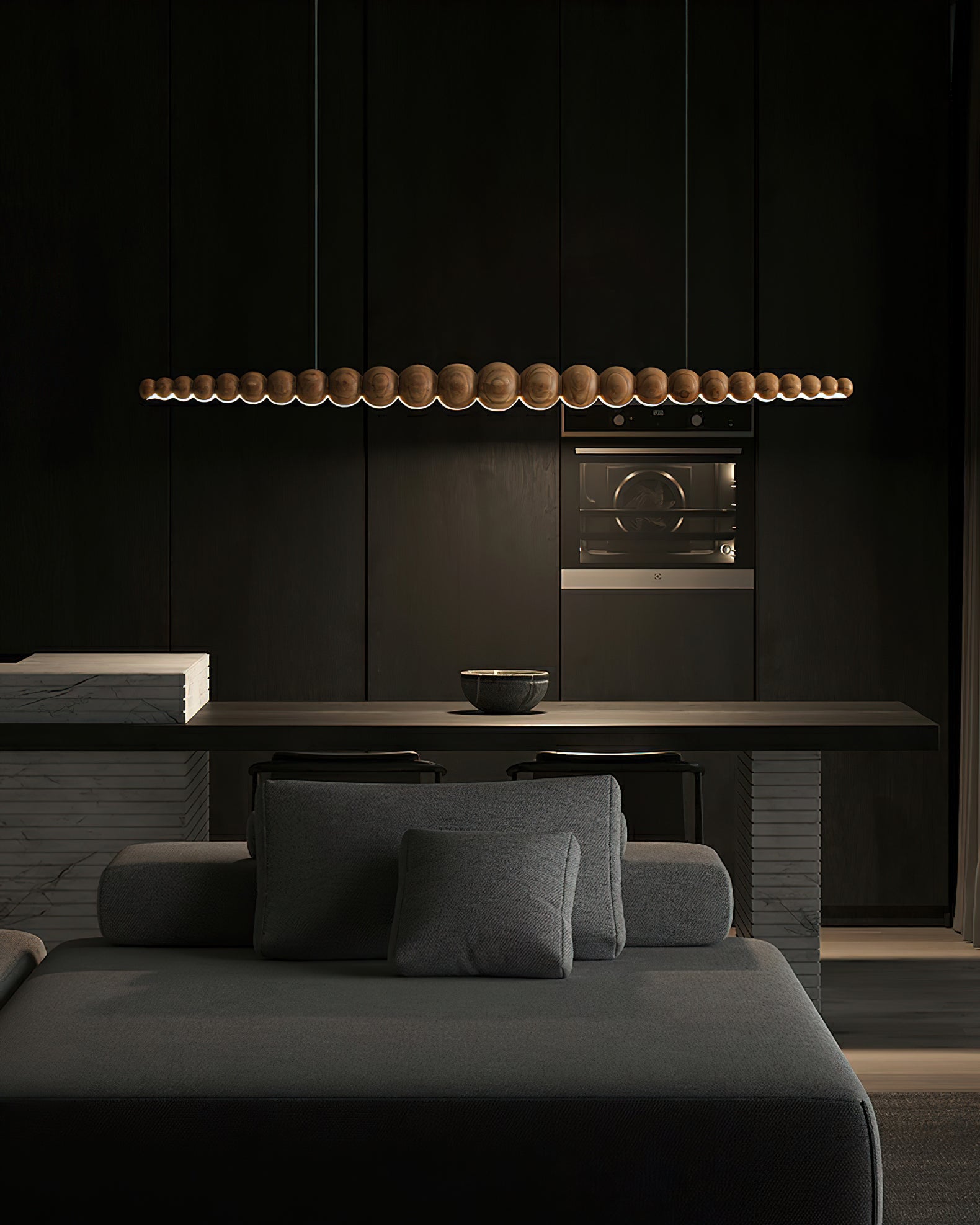 Orlanre Holz Minimalistisch Pendelleuchte-Letslighting