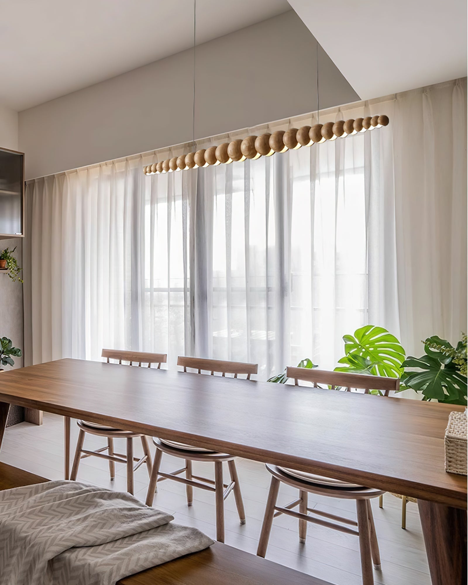 Orlanre Holz Minimalistisch Pendelleuchte-Letslighting