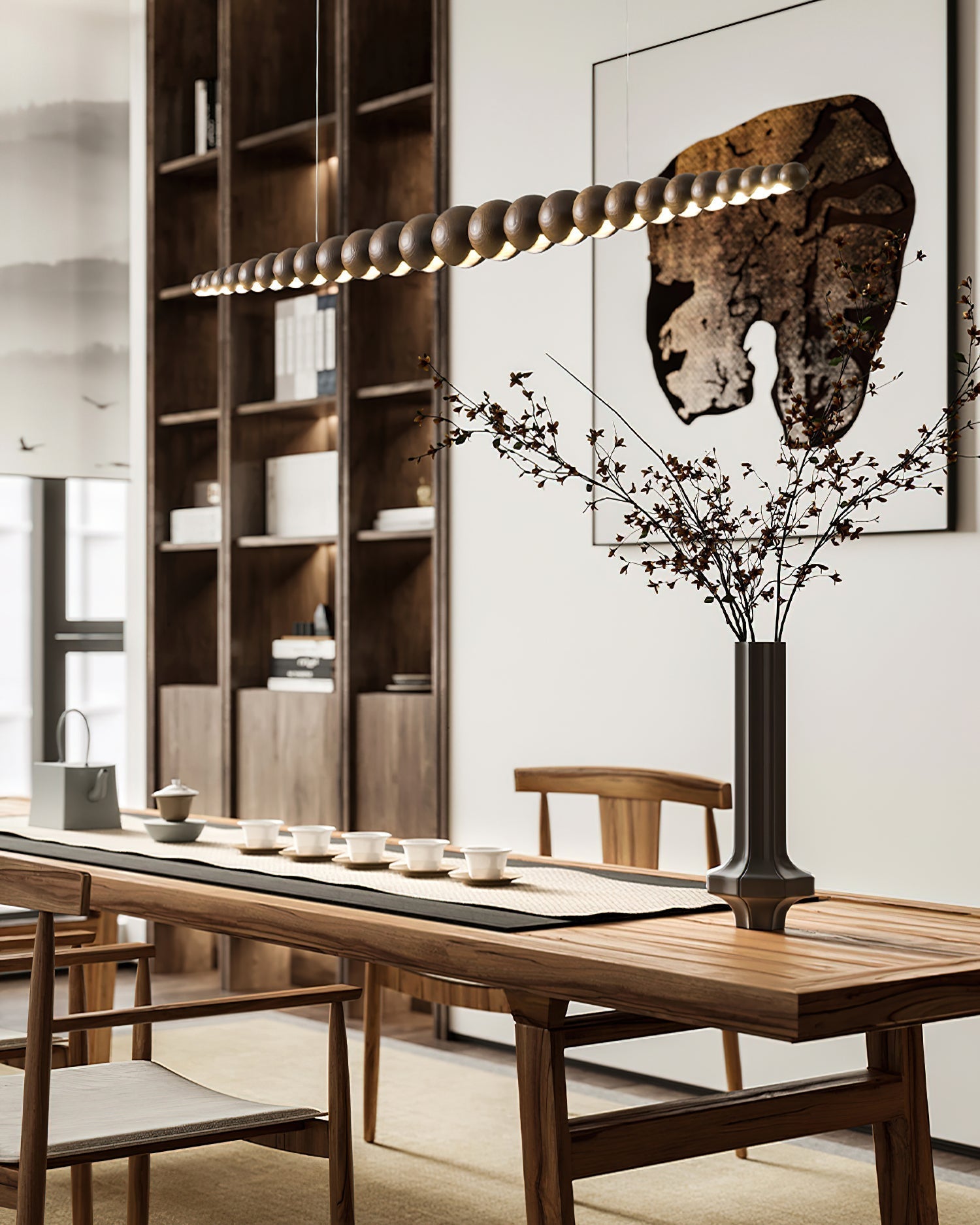 Orlanre Holz Minimalistisch Pendelleuchte-Letslighting