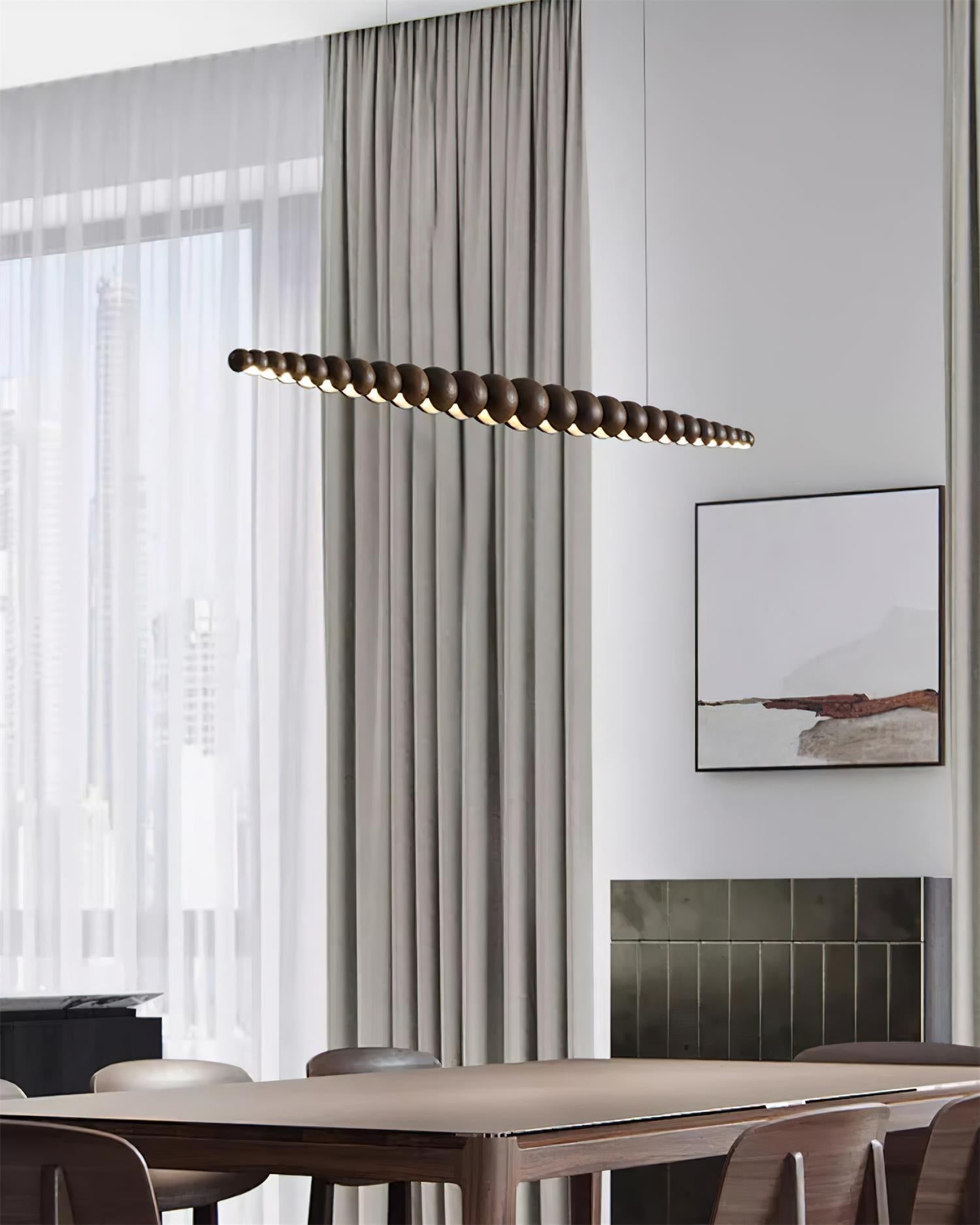 Orlanre Holz Minimalistisch Pendelleuchte-Letslighting