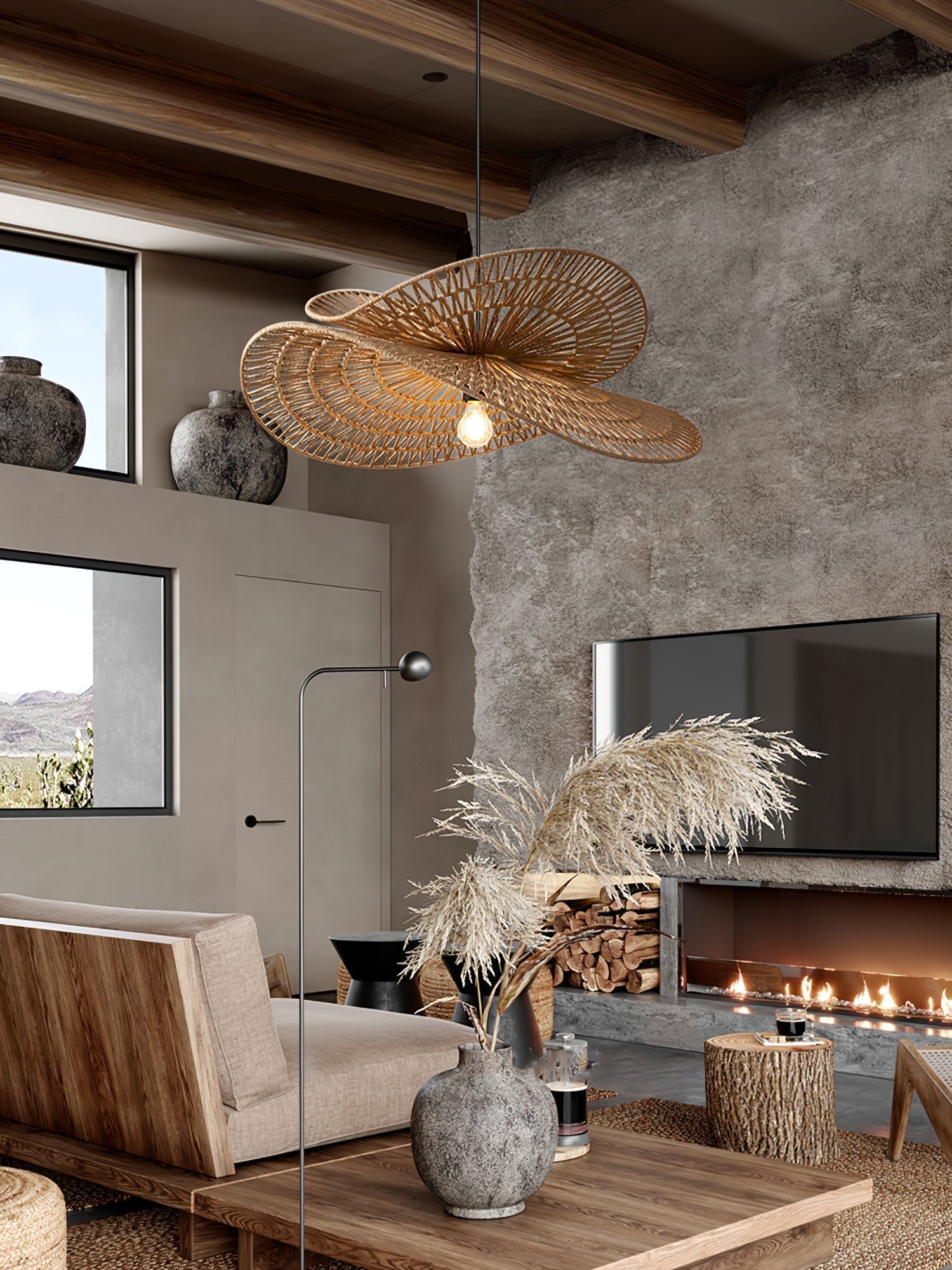 Avelora Hanfseil Traditionell Pendelleuchte-Letslighting