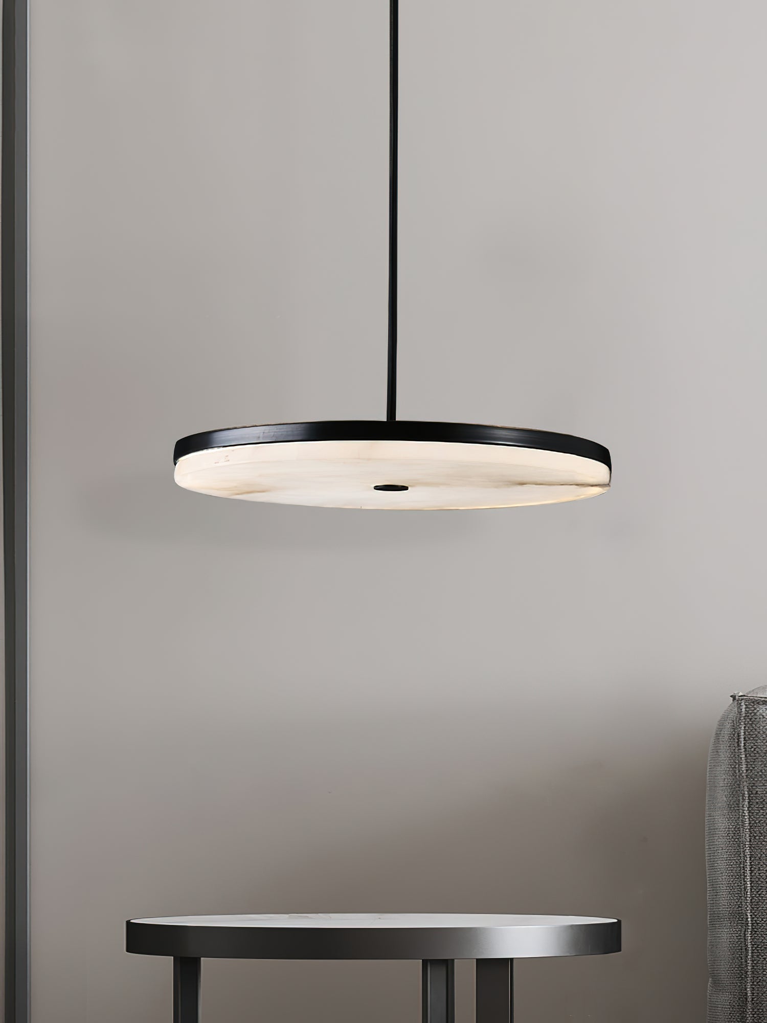 Utalion Modern Minimalist Metal Alabaster Pendant Light - Letslighting