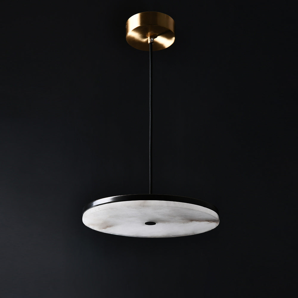 Utalion Modern Minimalist Metal Alabaster Pendant Light - Letslighting