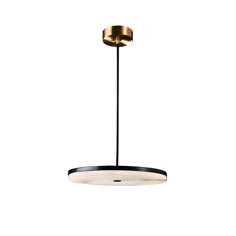 Utalion Modern Minimalist Metal Alabaster Pendant Light - Letslighting