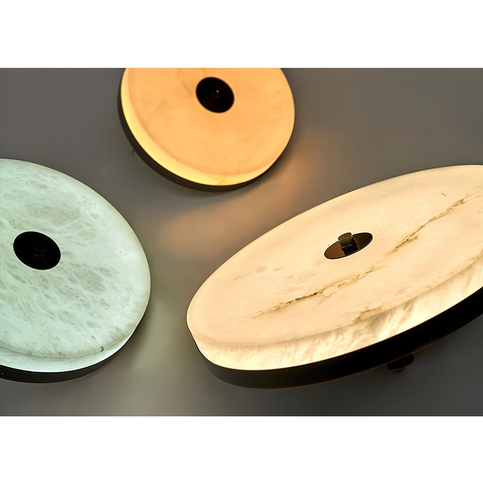 Utalion Modern Minimalist Metal Alabaster Pendant Light - Letslighting