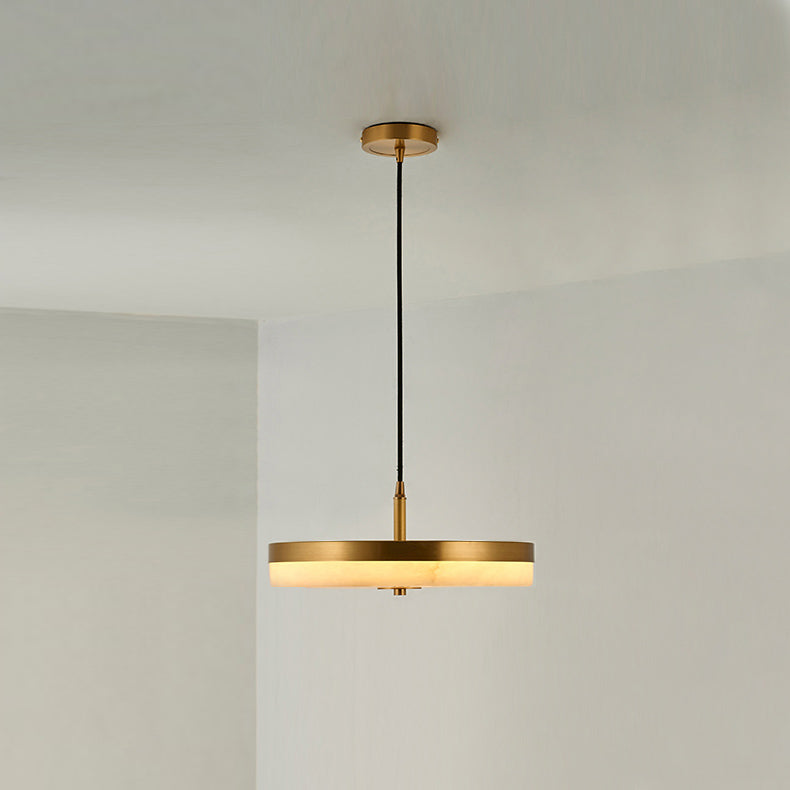 Utalion Modern Minimalist Metal Alabaster Pendant Light - Letslighting