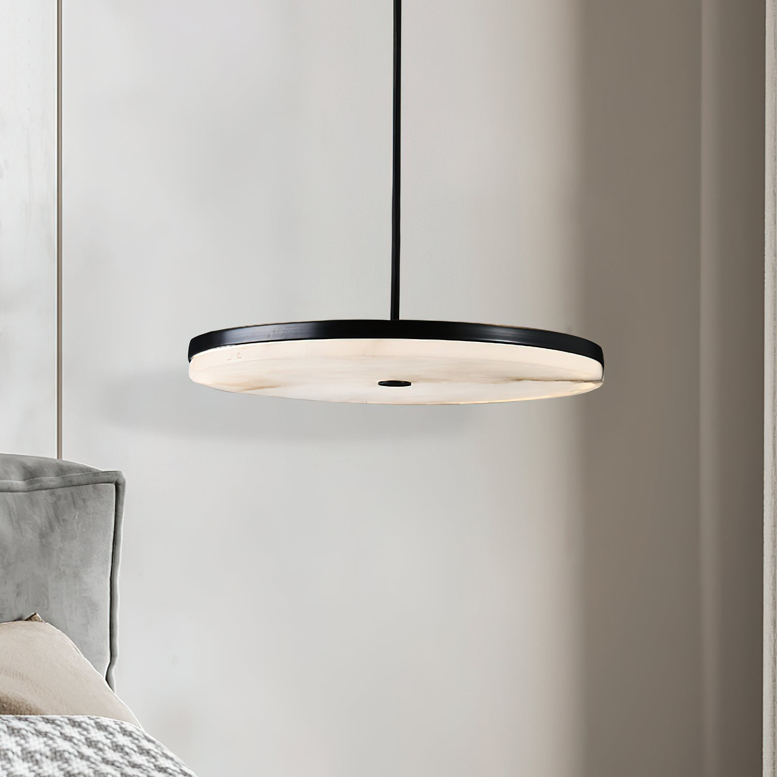 Utalion Modern Minimalist Metal Alabaster Pendant Light - Letslighting