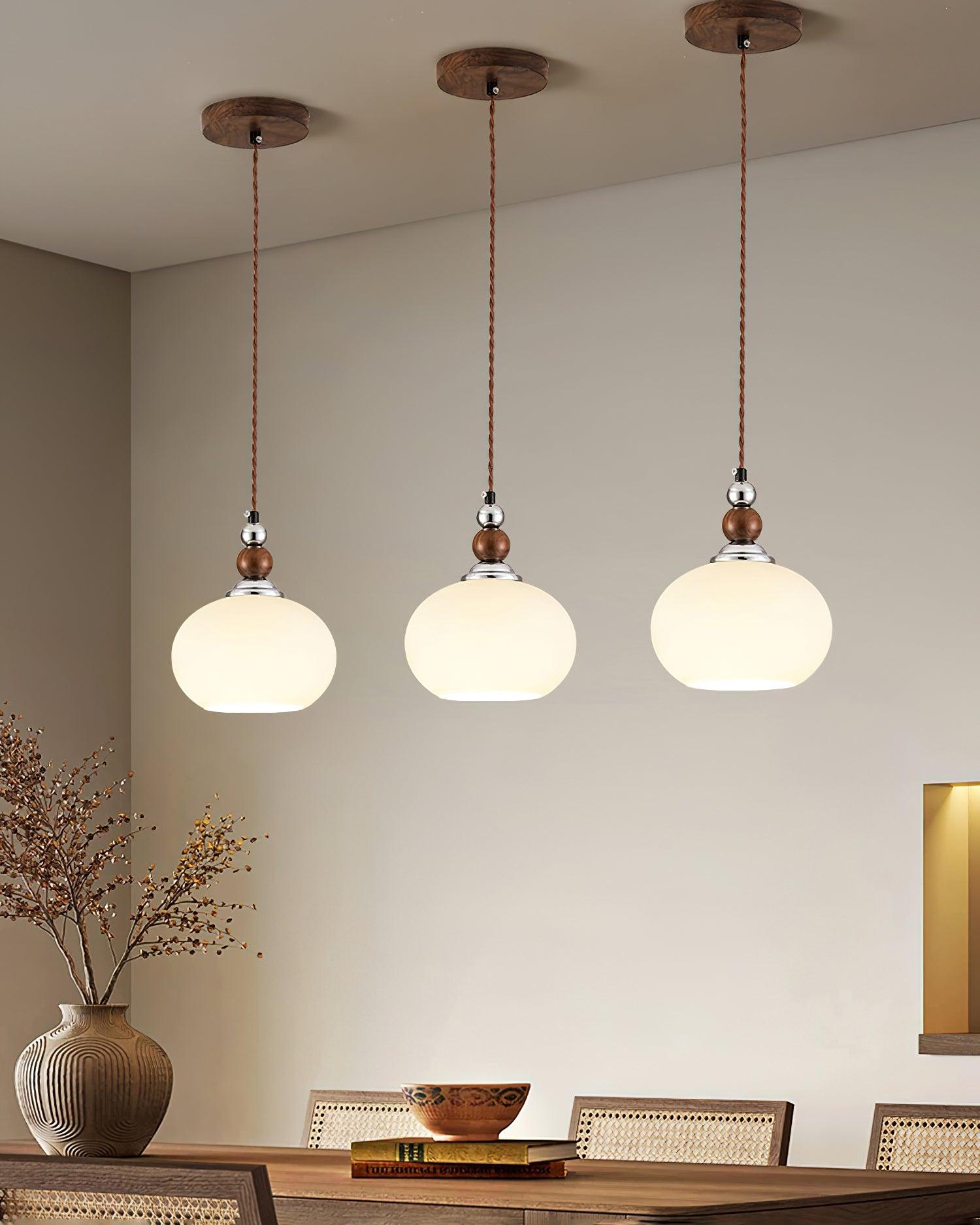 Luna Moderne Glas Pendelleuchte-Letslighting