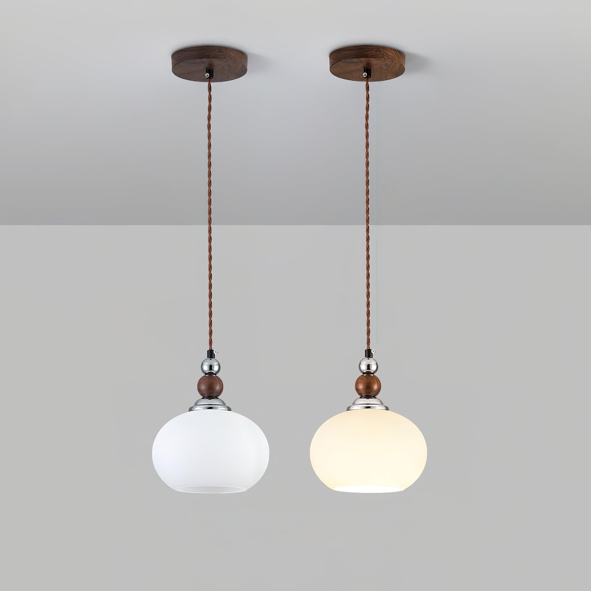Luna Moderne Glas Pendelleuchte-Letslighting