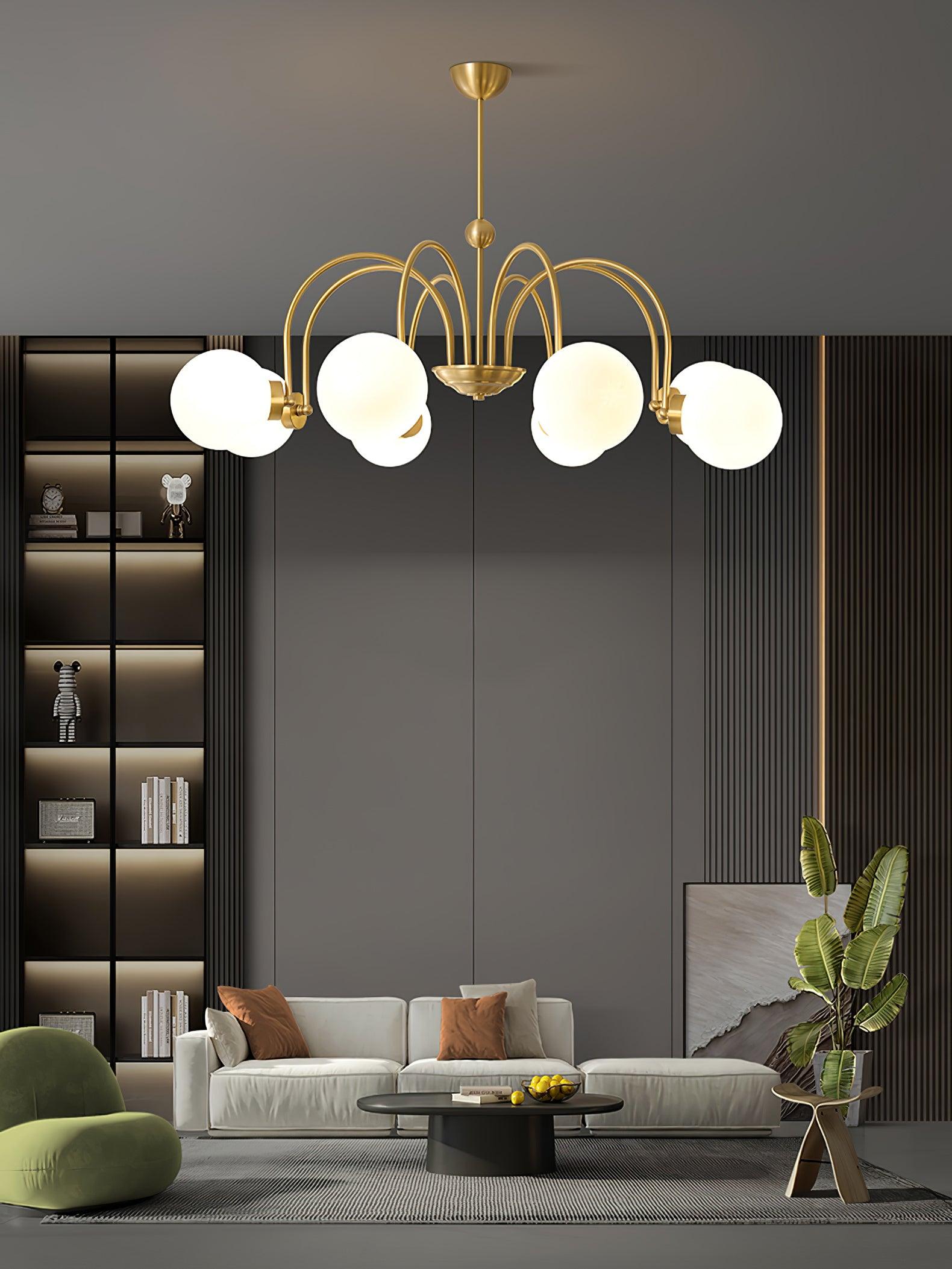 Aurora Luxuriöser Glas-Kronleuchter-Letslighting