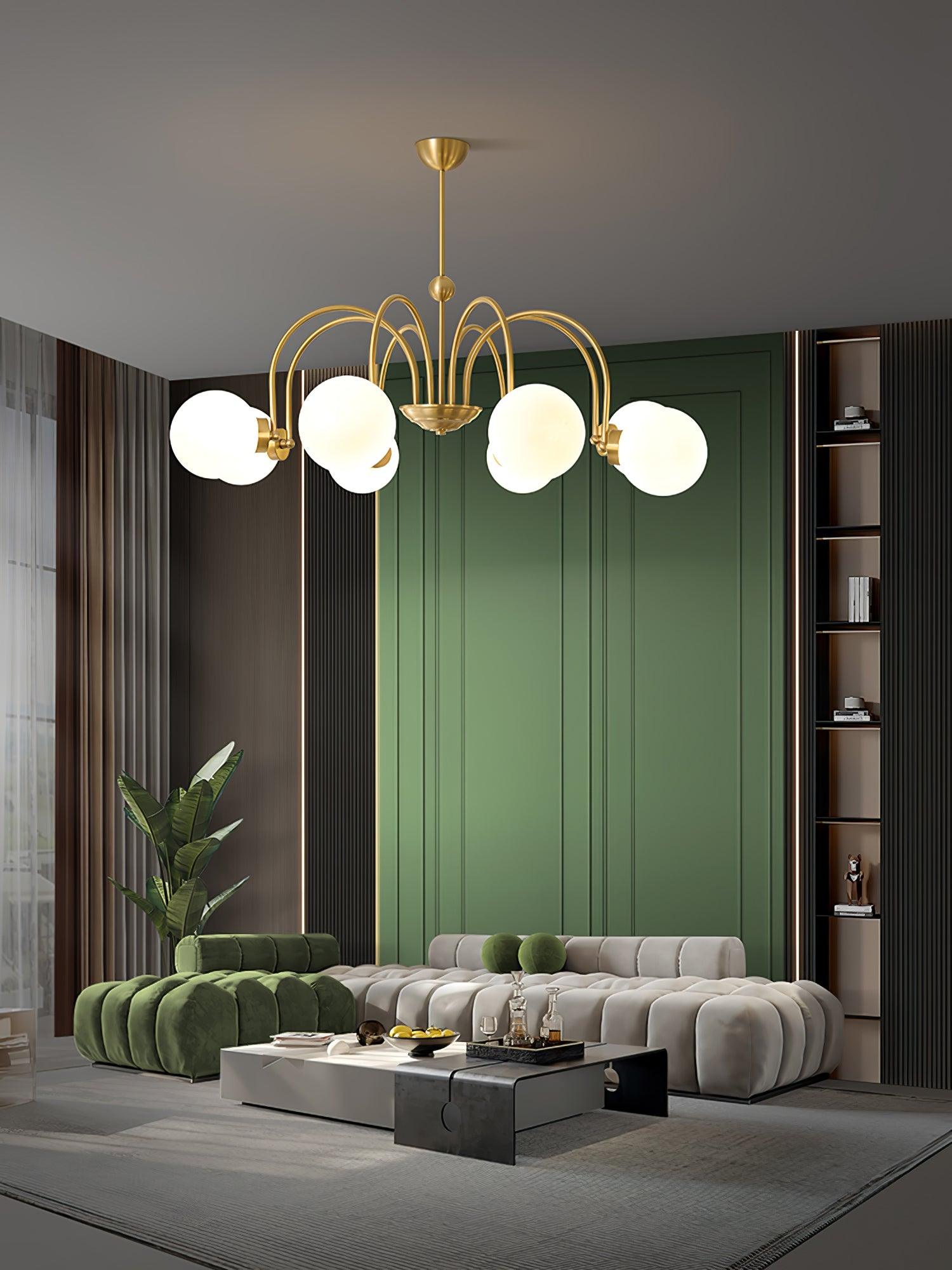 Aurora Luxuriöser Glas-Kronleuchter-Letslighting