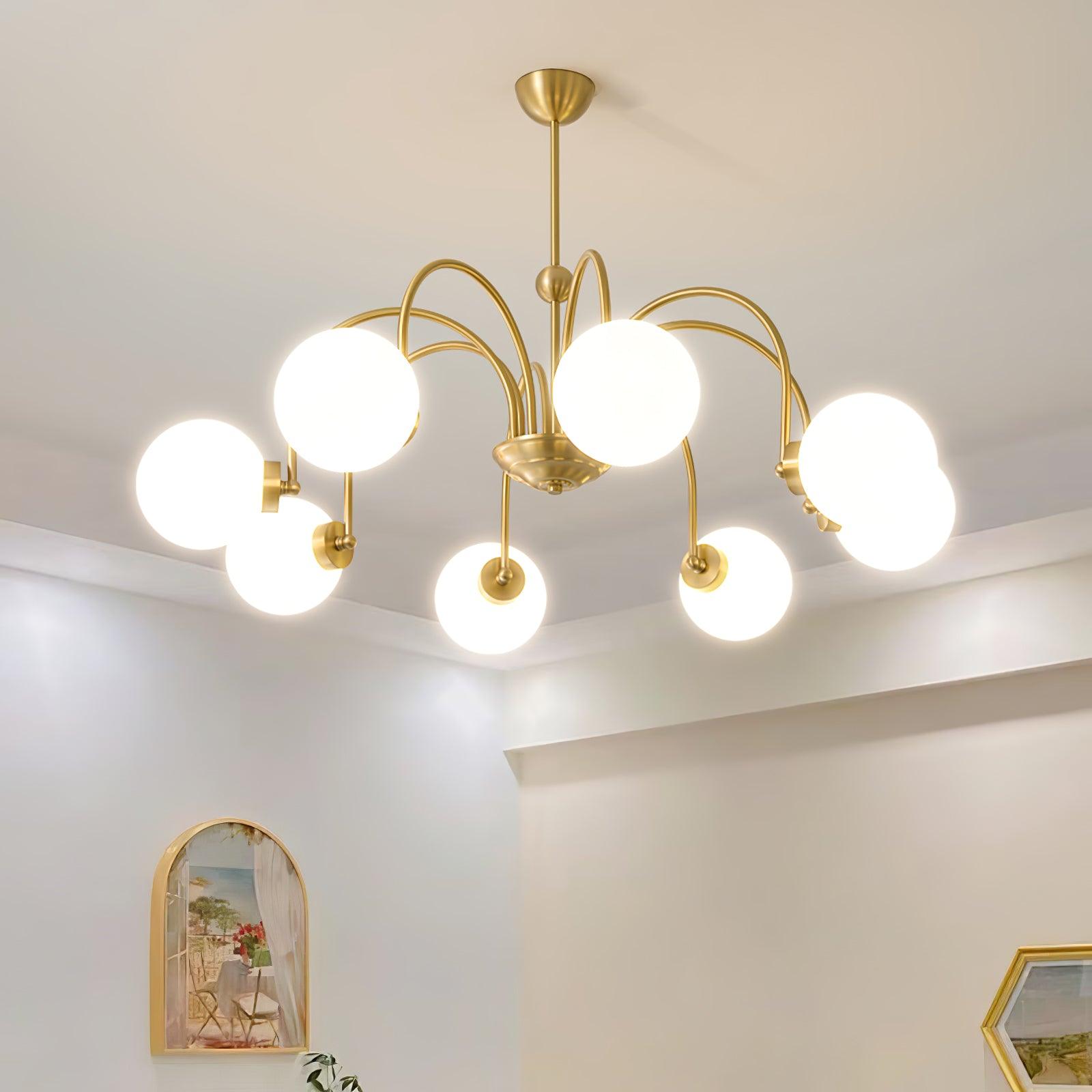 Aurora Luxuriöser Glas-Kronleuchter-Letslighting