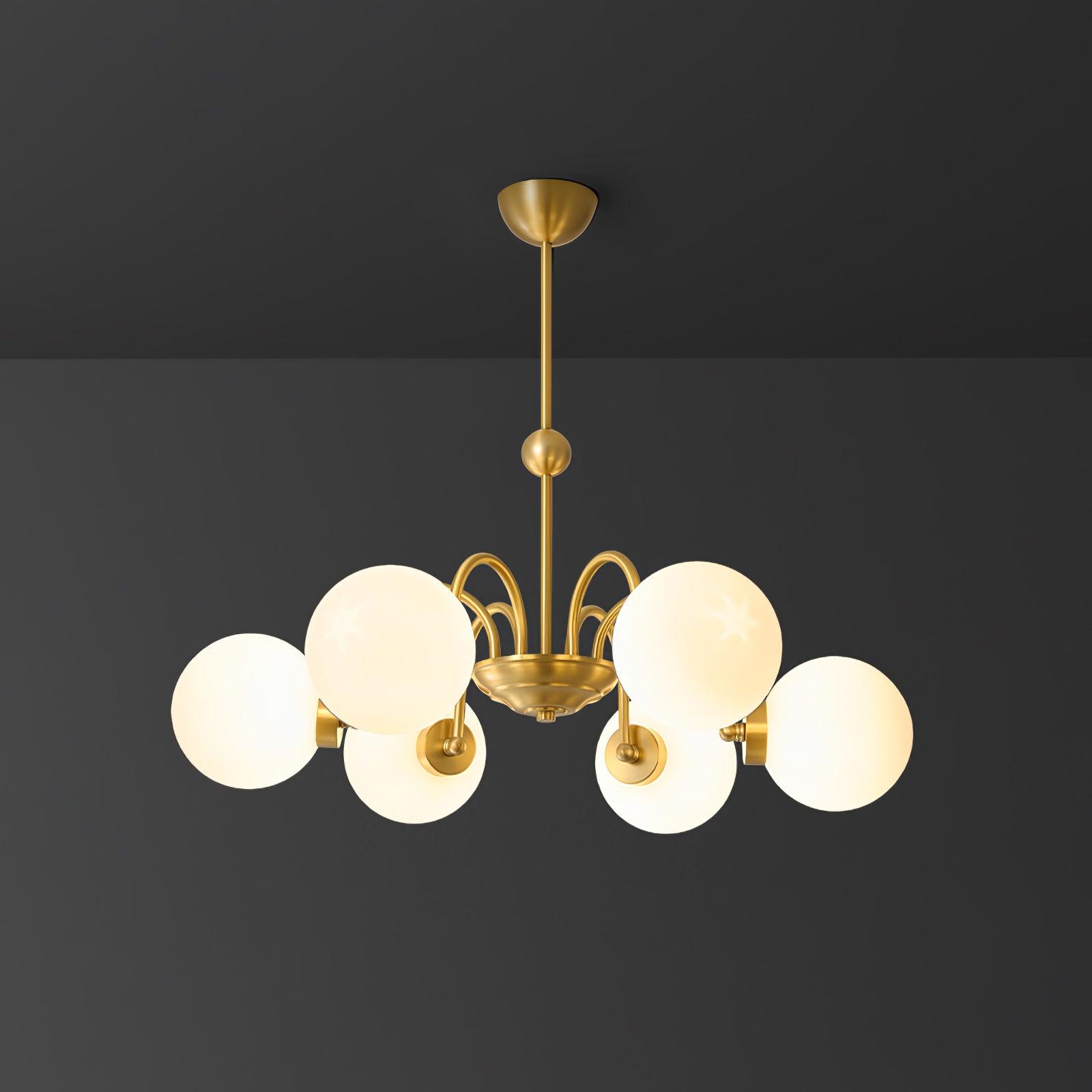 Aurora Luxuriöser Glas-Kronleuchter-Letslighting