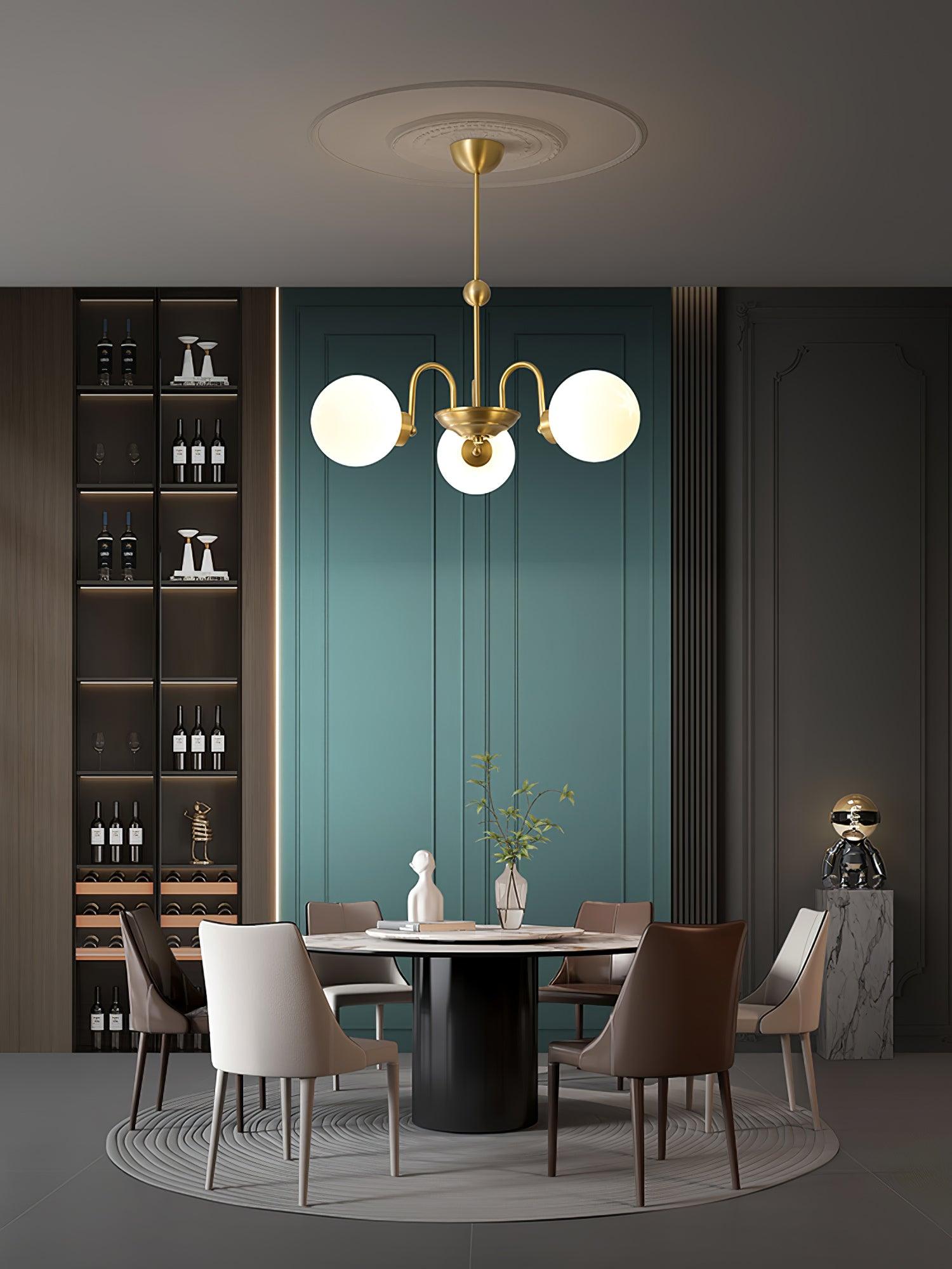 Aurora Luxuriöser Glas-Kronleuchter-Letslighting