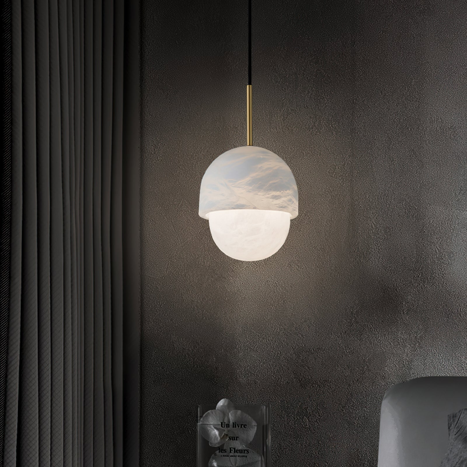 Aurzorus Modern Minimalist Art Alabaster Pendant Light - Letslighting