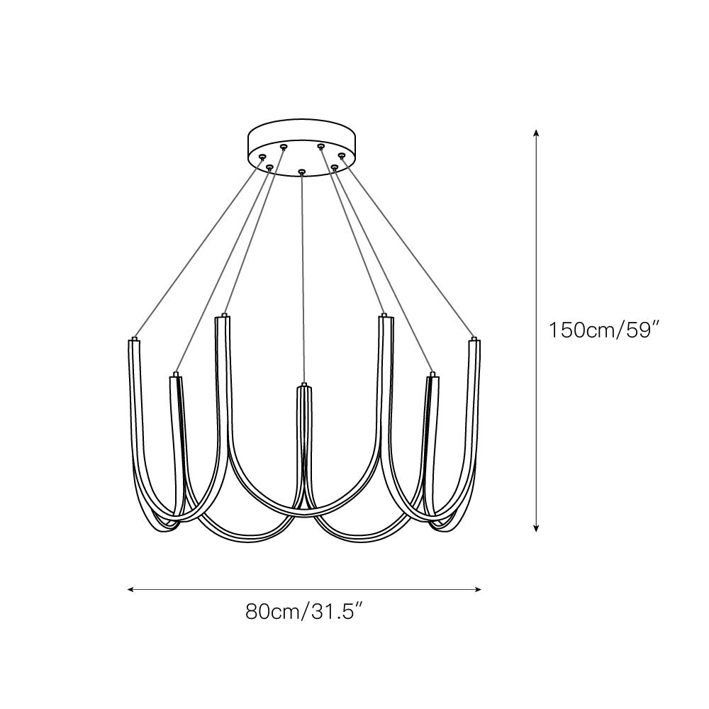 Otheara Minimalistischer Kronleuchter-Letslighting