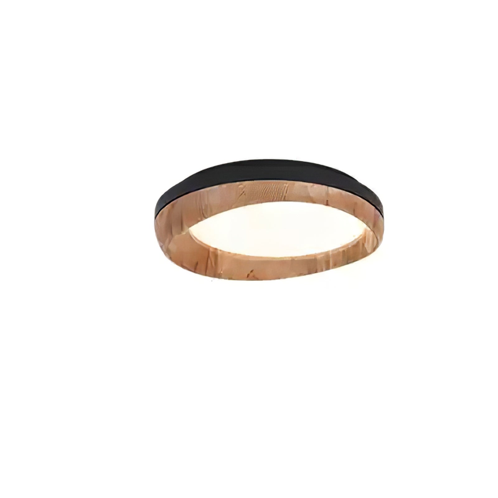 Eurtheara Deckenleuchte aus organischem Holz und Glas-Letslighting