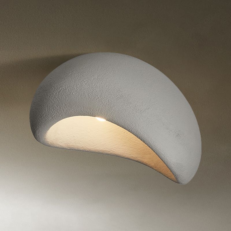 Avi Modern LED Deckenleuchte Weiß/Grau Schlafzimmer/Flur Harz-Letslighting