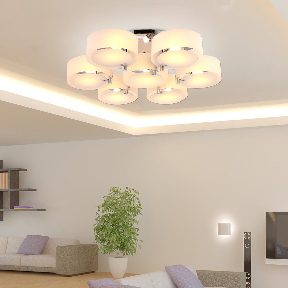 Arisha Modern Glas Acryl Deckenleuchte Schlafzimmer Flur