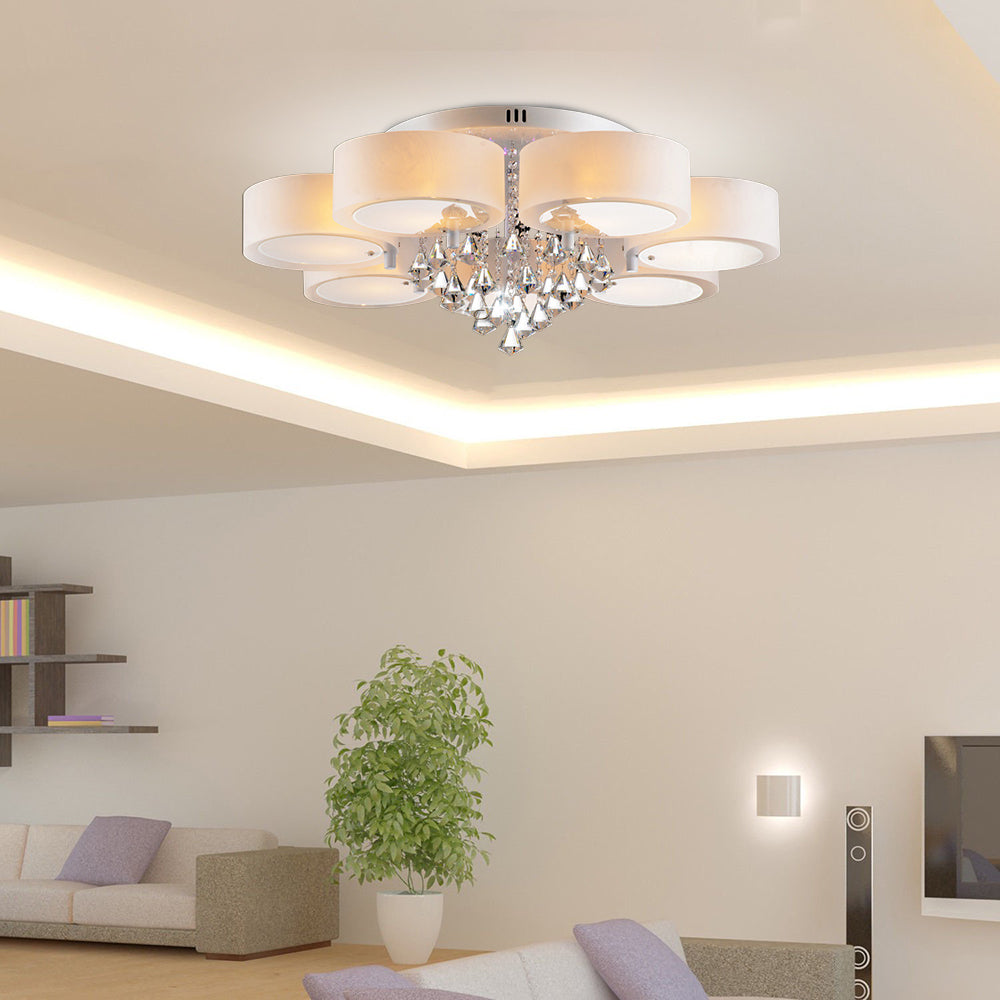Arisha Modern Glas Acryl Deckenleuchte Schlafzimmer Flur