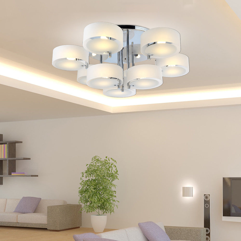 Arisha Modern Glas Acryl Deckenleuchte Schlafzimmer Flur