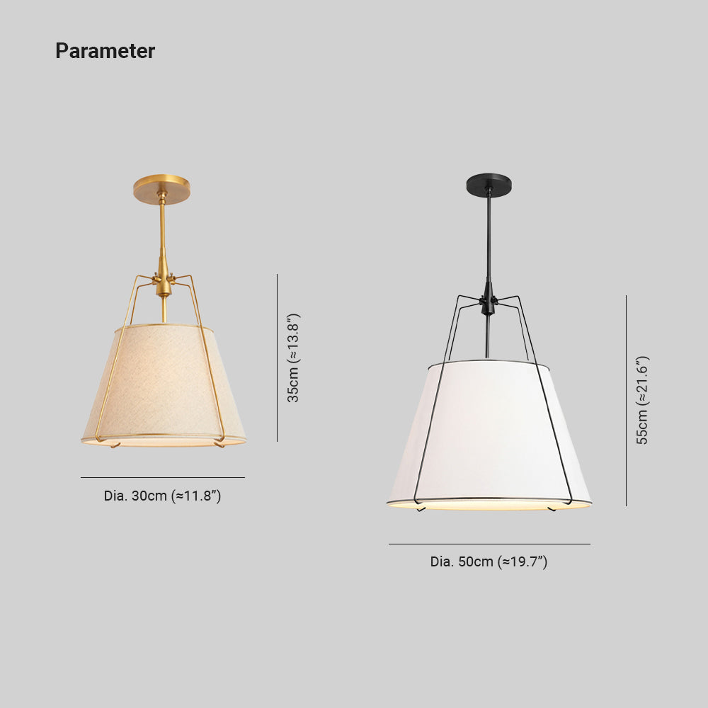 Ritta Modern Kreativ Metall Textil Pendelleuchte Wohnzimmer Schlafzimme