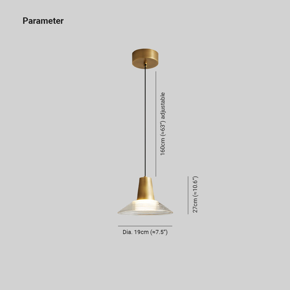 Valentina Minimalistisch Glas Pendelleuchte Wohnzimmer Schlafzimme
