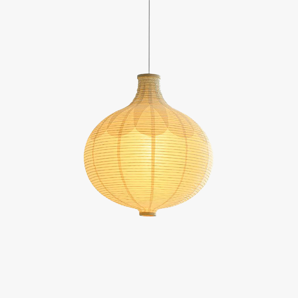Ritta Japanese Design Globe Holz Papier LED Pendelleuchte Wohnzimmer-Letslighting
