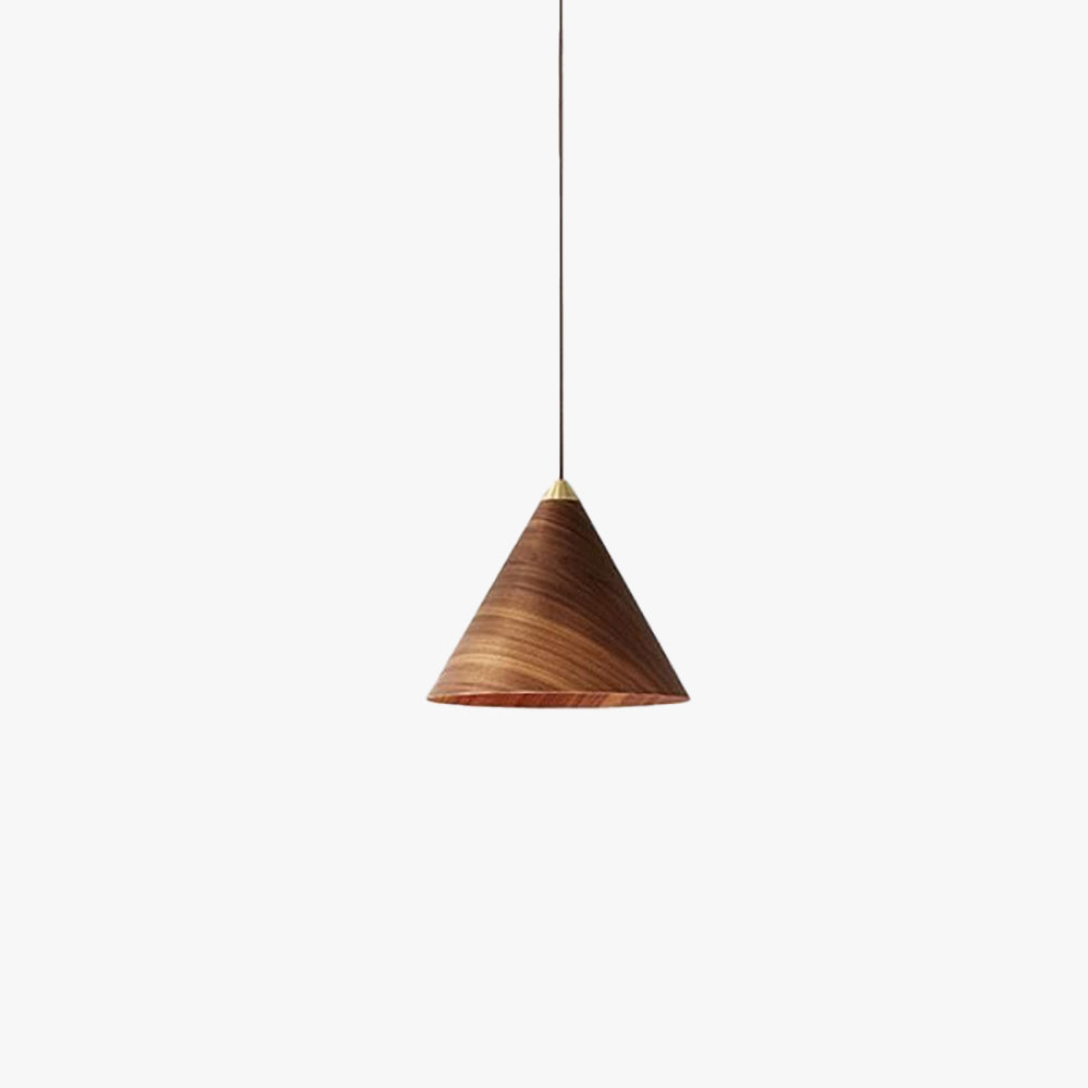 Valentina vintage Metall Walnut Pendelleuchte Schlafzimmer Bar
