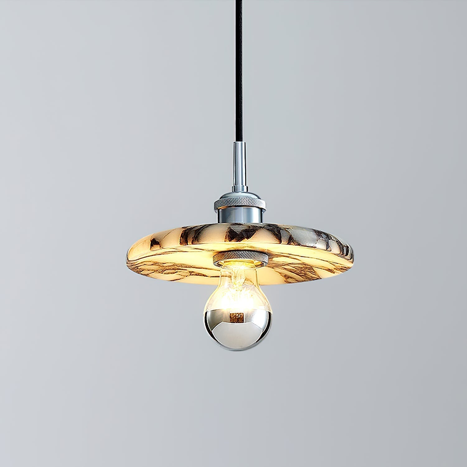 Ovelion Premium Nordic Art Marble Metal Pendant Lamp - Letslighting