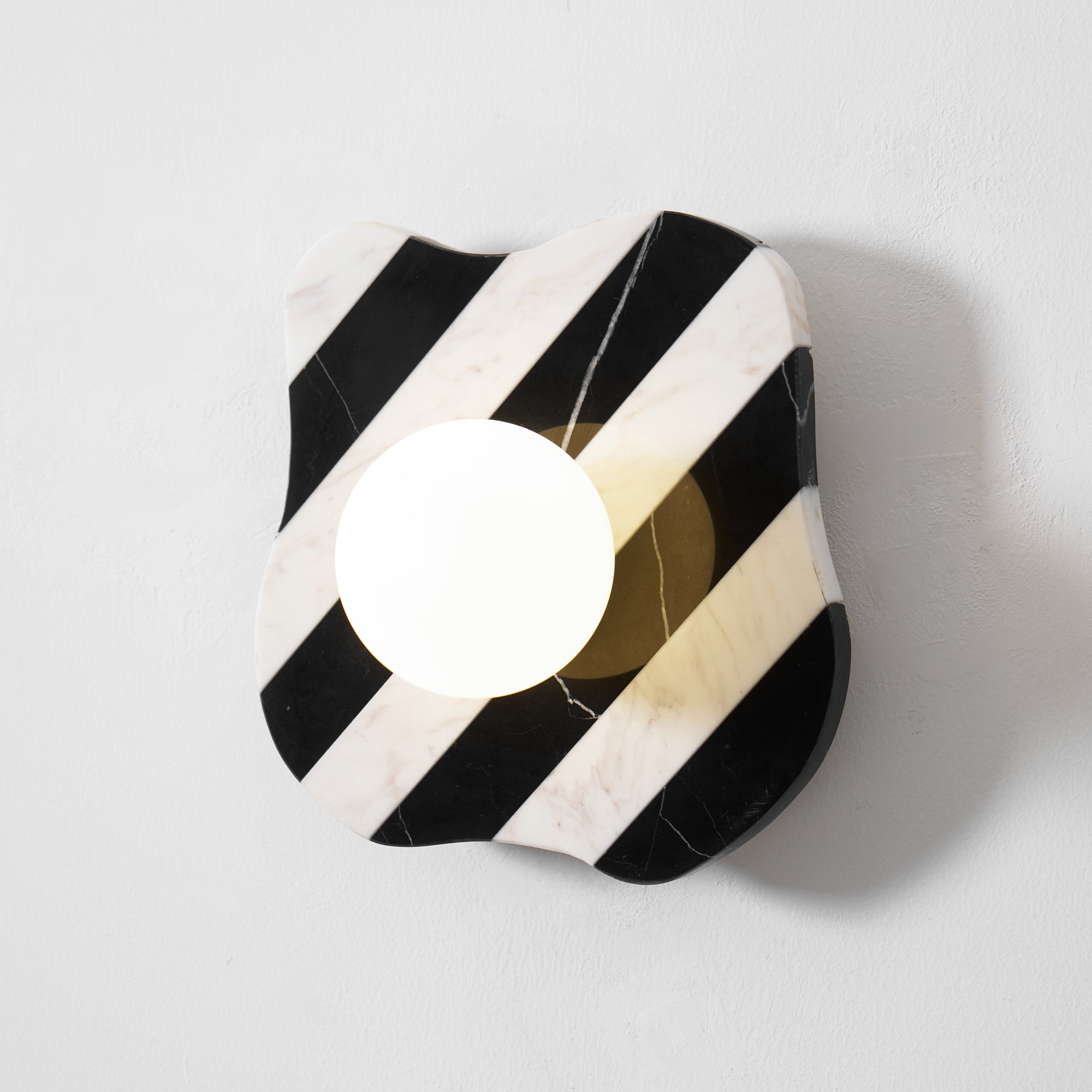 Curinis Individual Creativity Zebra Marble Glass Wall Lamp - Letslighting