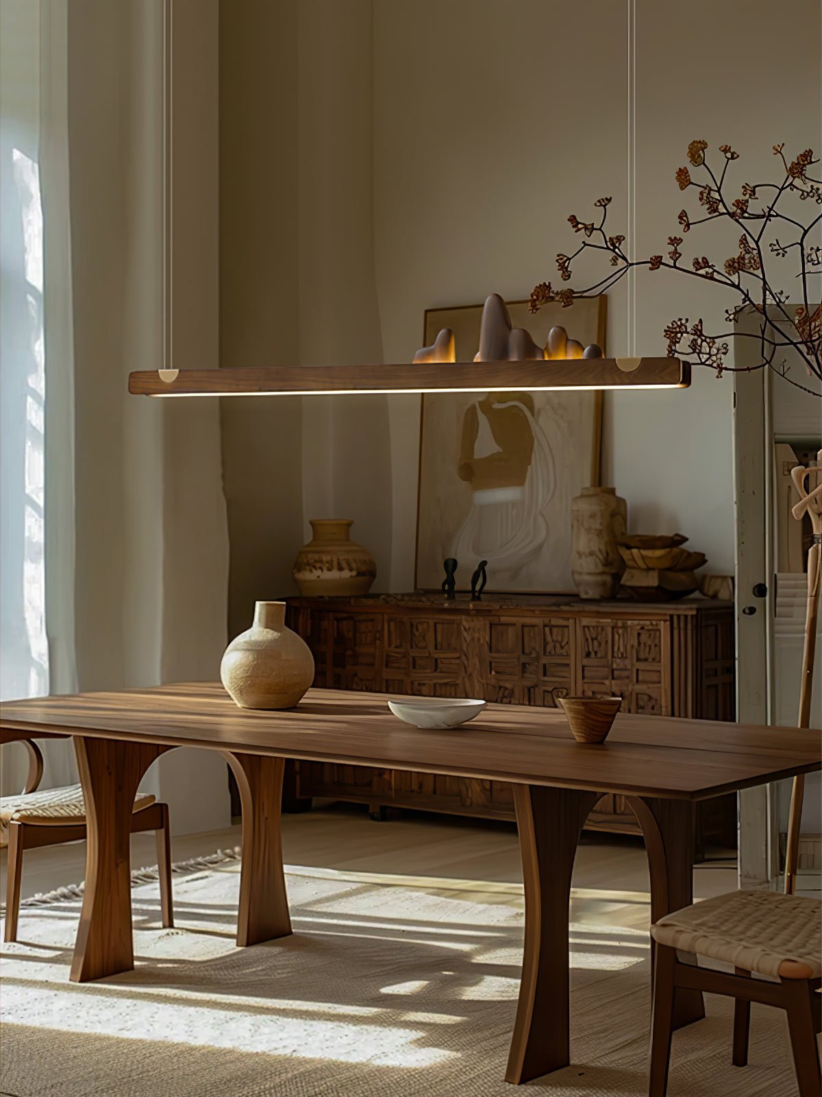 Daniel Moderne Pendelleuchte aus Holz-Letslighting