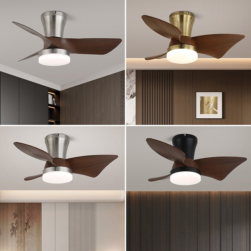 Luvora minimalistischer Deckenventilator mit Licht in einem modernen Wohnzimmer