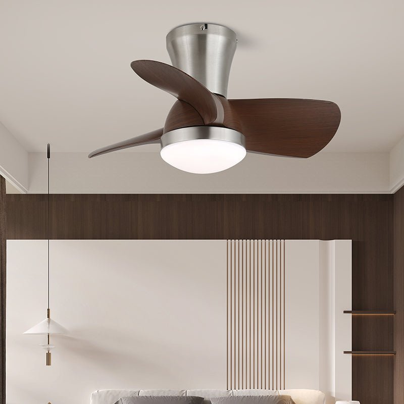 Luvora Deckenventilator mit Licht in schwarzer Gehäuseausführung