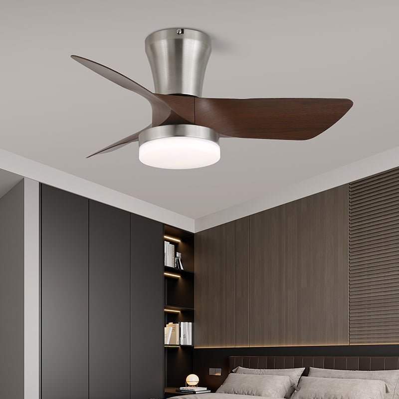 Luvora Deckenventilator mit Licht in goldener Gehäuseausführung