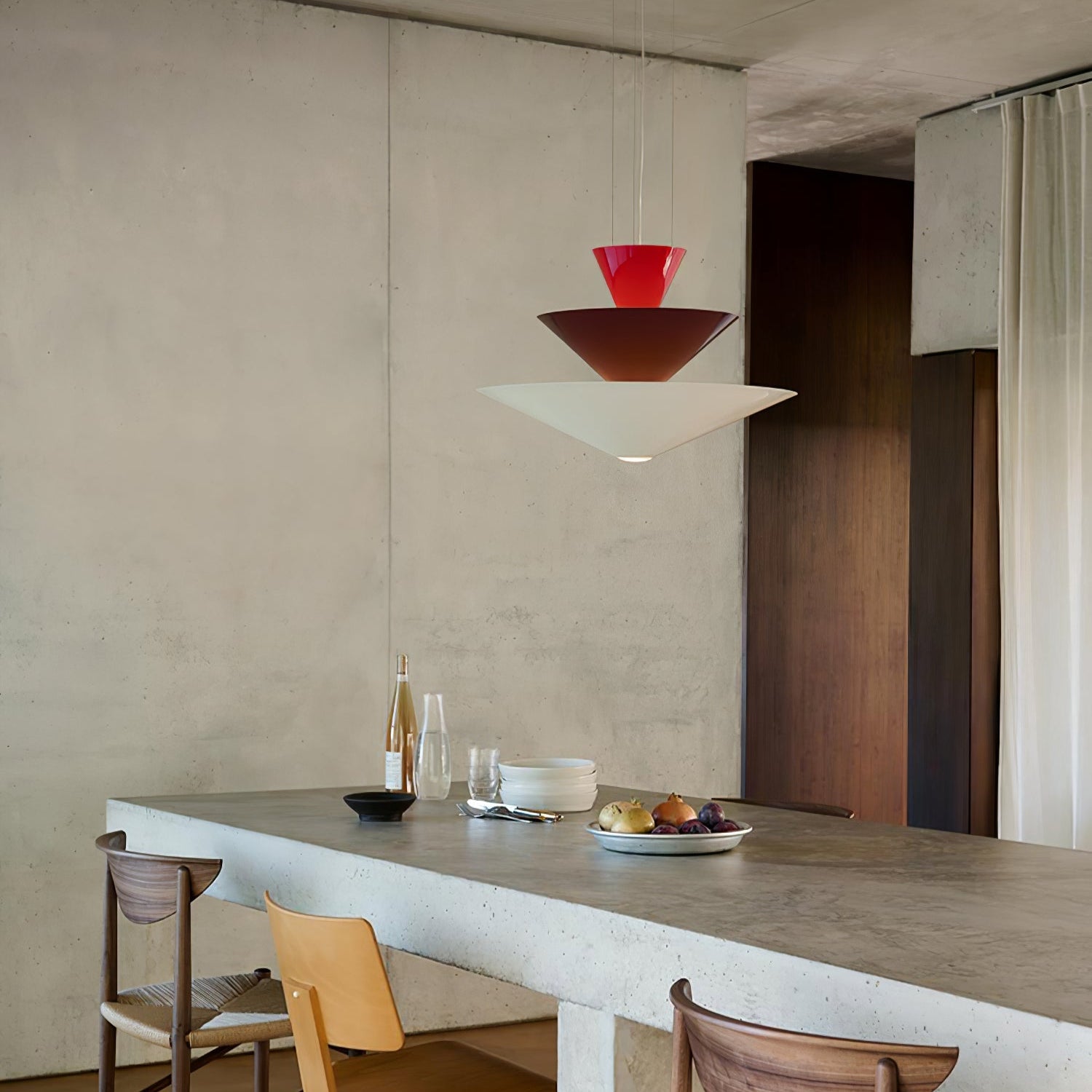 Pyramia Gestufte Pendelleuchte mit Farbblock-Letslighting