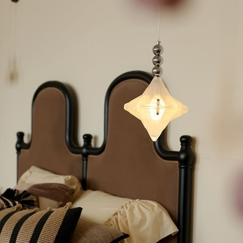 Art Deco Astris Elara Stern Pendelleuchte, Gesamtansicht