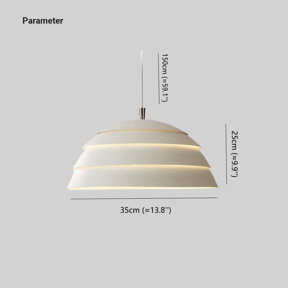 Avi LED Pendelleuchte Weiß/Schwarz Esszimmer/Wohnzimmer