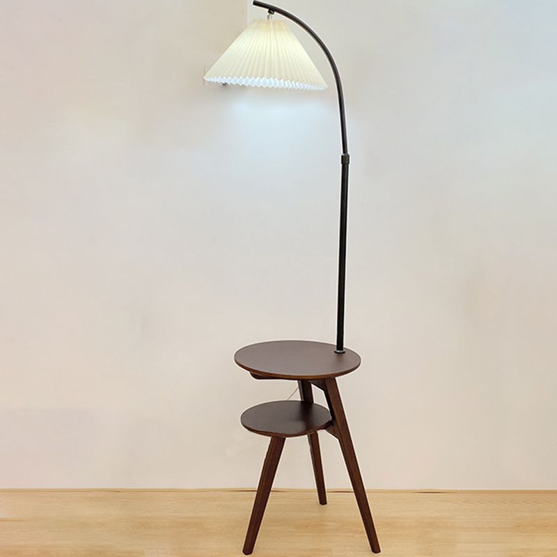 Muto Retro Stehleuchte 2 Farbe, Schlafzimmer, Metall Holz