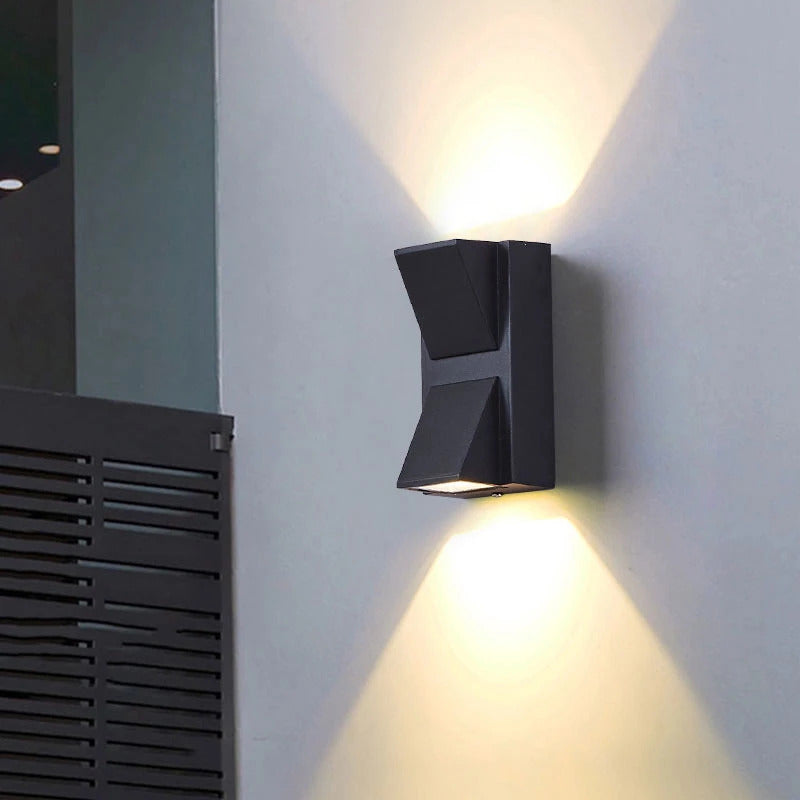 Ray Moderne LED-Außenwandleuchte aus Metall