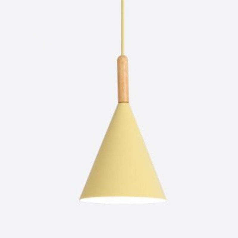 Arisha Modern LEDPendelleuchte Farbig Schlaf/Wohnzimmer Holz