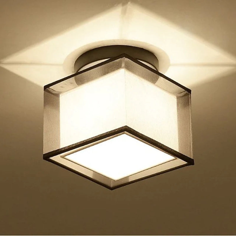 Quadratische Moderne Deckenleuchte Ganglampe