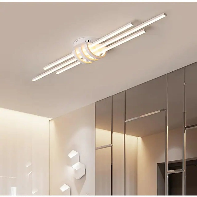 Arisha Modern LED Deckenleuchte Schwarz/Weiß Ess/Schlaf/Wohnzimmer Korridor Metall&Silikon