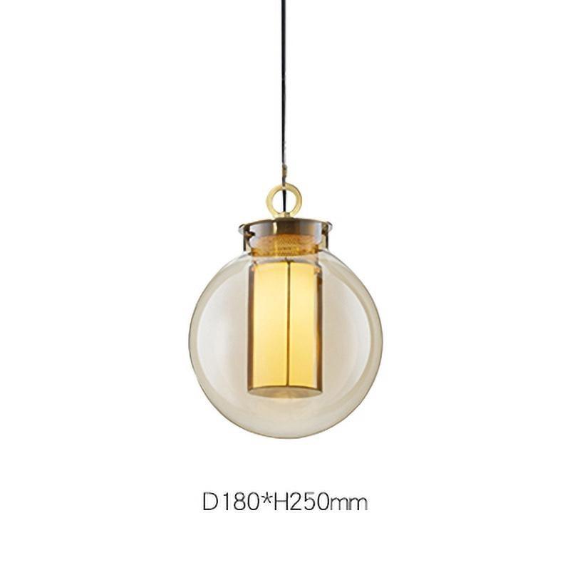 Uphaos Moderne Minimalistische Pendelleuchte aus Glas-Letslighting