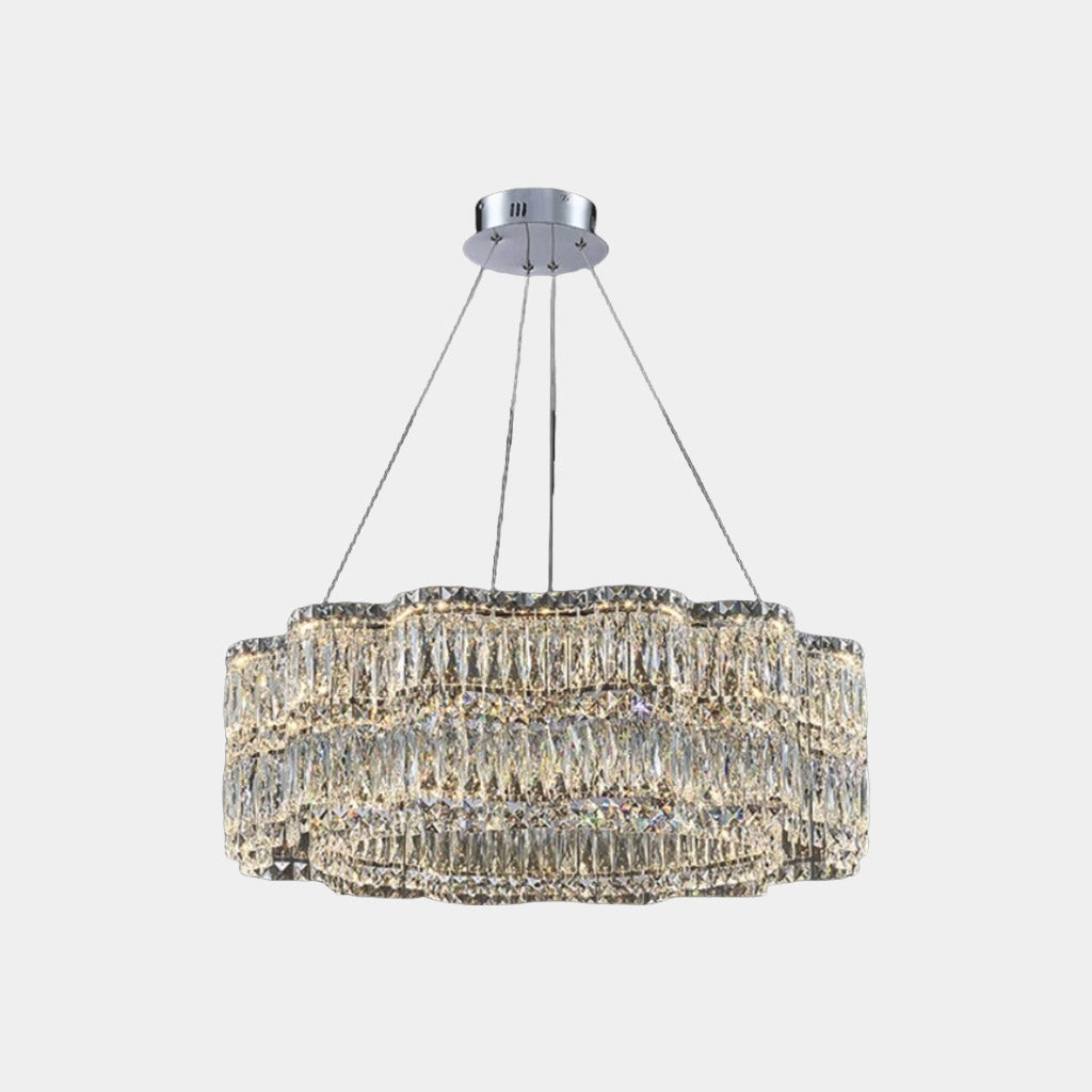 Kronleuchter Kristall LED Dimmbar Rund / Rechteck