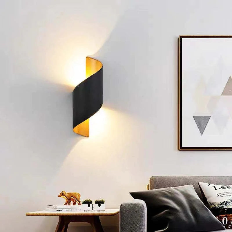 Ray Modern LED Innenwandleuchte Metall Wohnzimmer Schlafzimmer